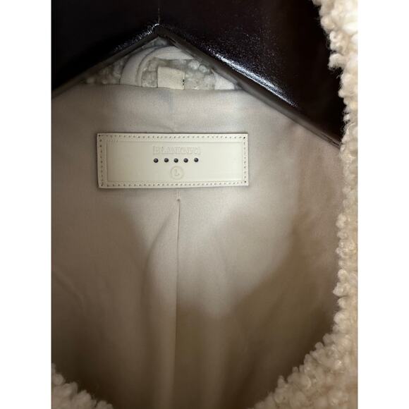 BLANKNYC Mixed Media Jacket Sherpa Denim Relax Fit Women's L - Picture 8 of 12